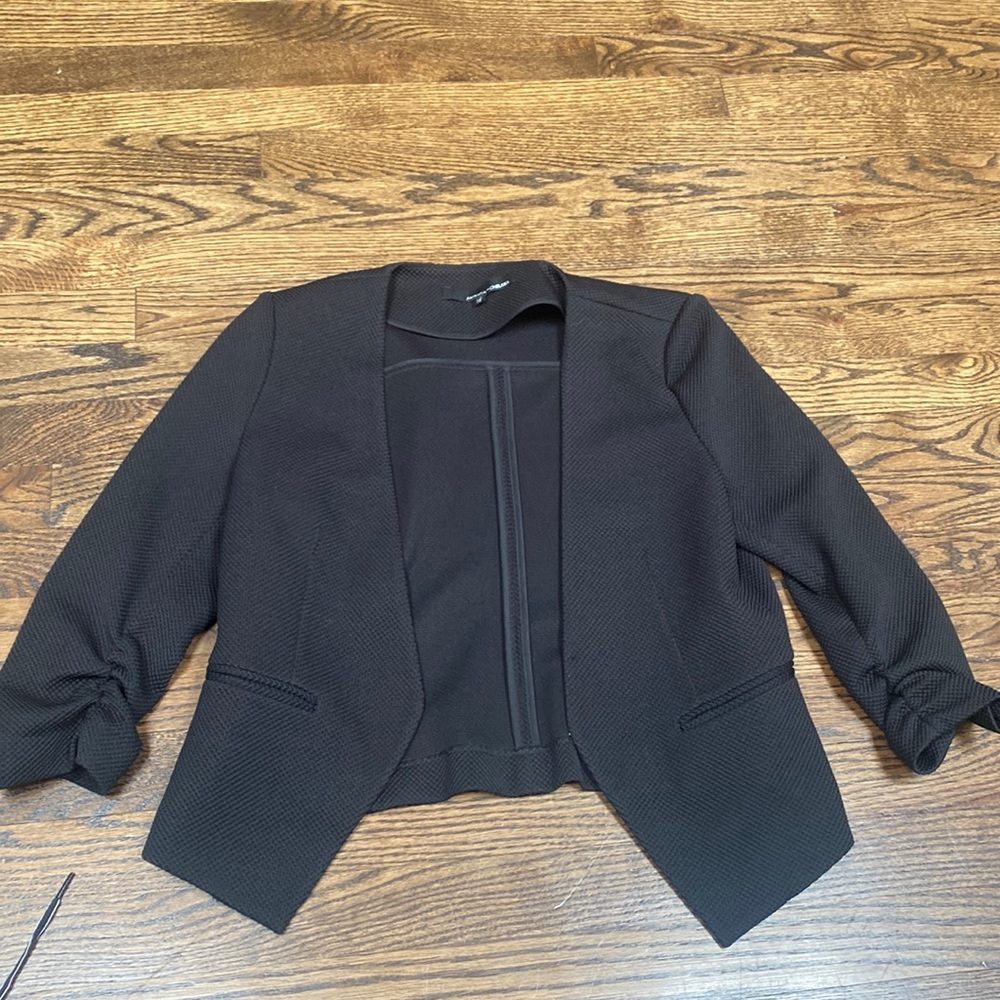 Black short blazer
